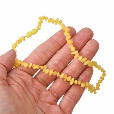 Detský náhrdelník jantár svetlý