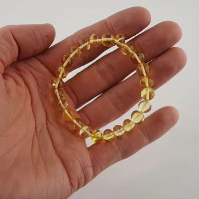 Náramok jantár svetlý