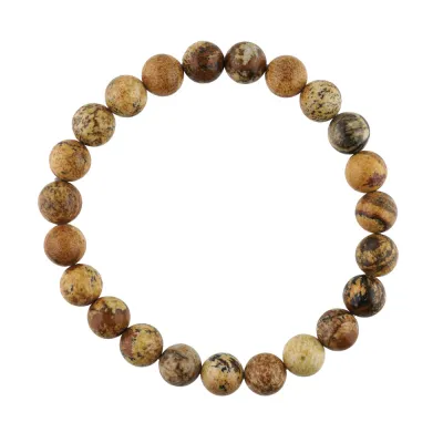 Guličkový náramok - jaspis obrázkový