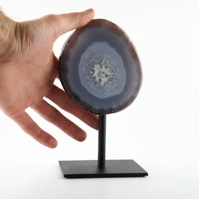 Achát na stojane 19cm