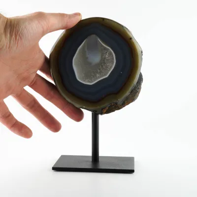 Achát na stojane 19cm