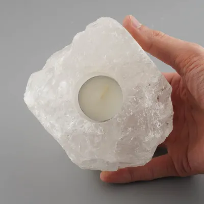 Svietnik zo surového krištáľu