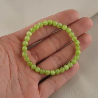 Jadeit - Guličkový náramok