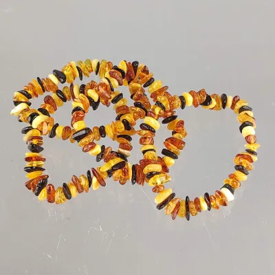 Detský náramok jantár farebný