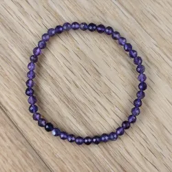 Ametyst facetovaný náramok